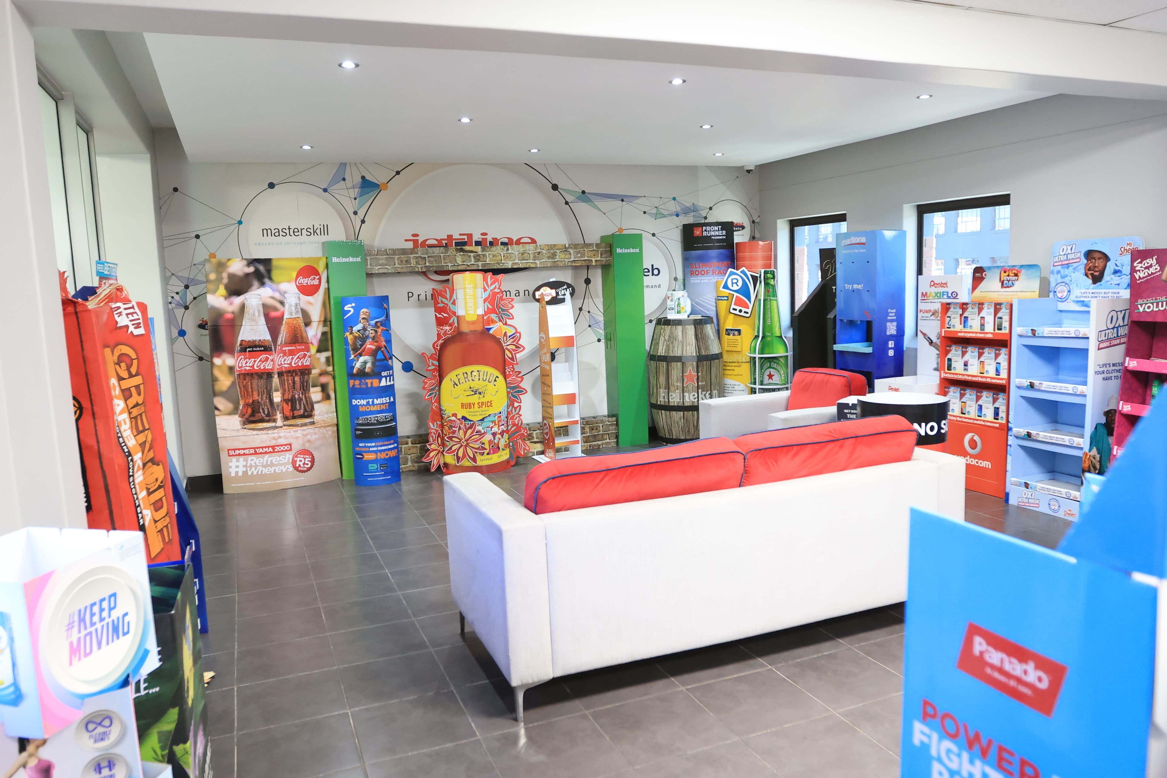Marin's Showroom - Point of Sale Displays